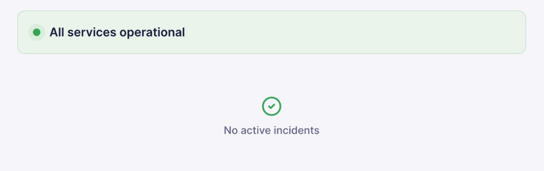 We've updated our status page
