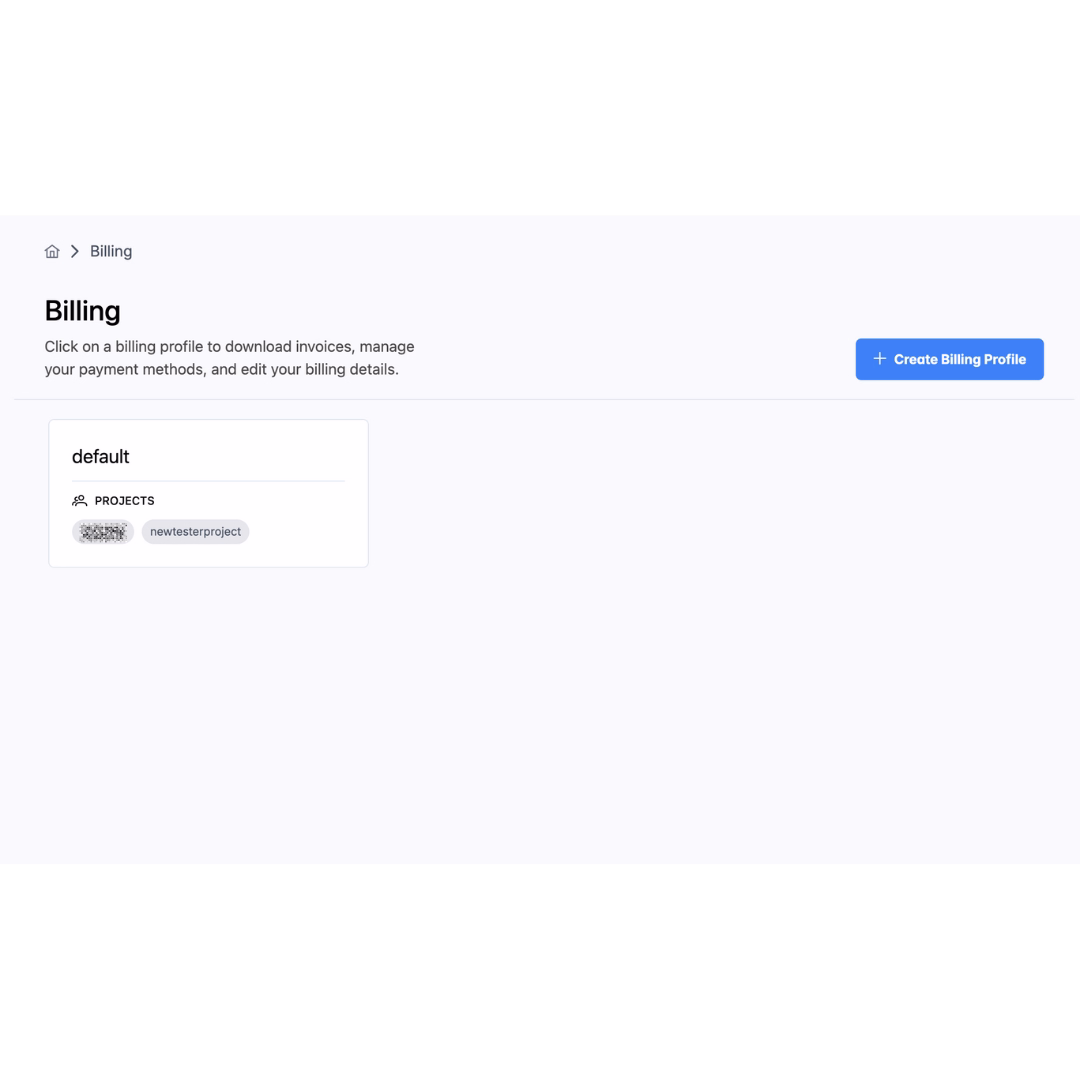 update billing information